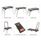 Direct-to-Consumer Savings💰7-in-1 Multifunctional Garage Folding Portable Workbench