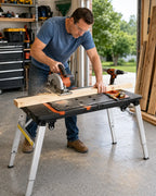 Direct-to-Consumer Savings💰7-in-1 Multifunctional Garage Folding Portable Workbench
