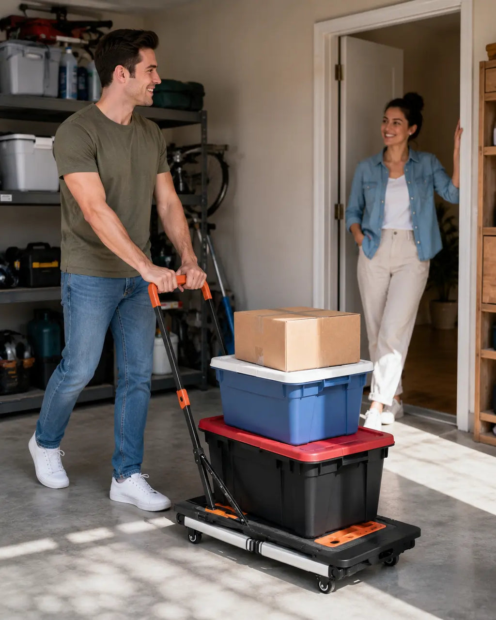 Direct-to-Consumer Savings💰7-in-1 Multifunctional Garage Folding Portable Workbench