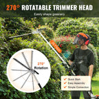 🔥Summer Sale-6-in-1 Gas Hedge Trimmer Garden Tool,52CC Gas Pole Hedge Trimmer