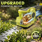 🔥 Summer Sale-2-in-1 Cordless Grass Shear Trimmer,2*21V Battery Cordless Electric Hedge Trimmer