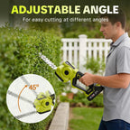 🔥 Summer Sale-2-in-1 Cordless Grass Shear Trimmer,2*21V Battery Cordless Electric Hedge Trimmer