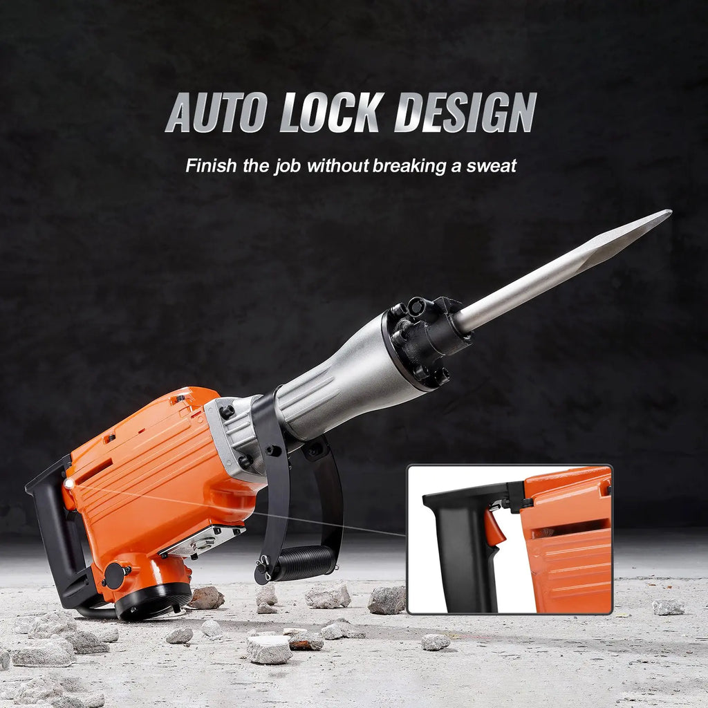 ⚡SUMMER SALE-2200W Heavy Duty Electric Demolition Hammer Concrete Breaker🛠️