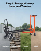 🛒SUMMER SALE🛠️3-in-1 Stair Climbing Cart, Foldable Hand Truck with 770 lbs Capacity